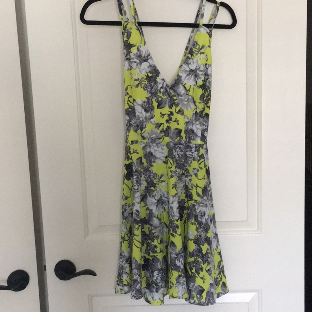 Floral Crossback Mini Dress